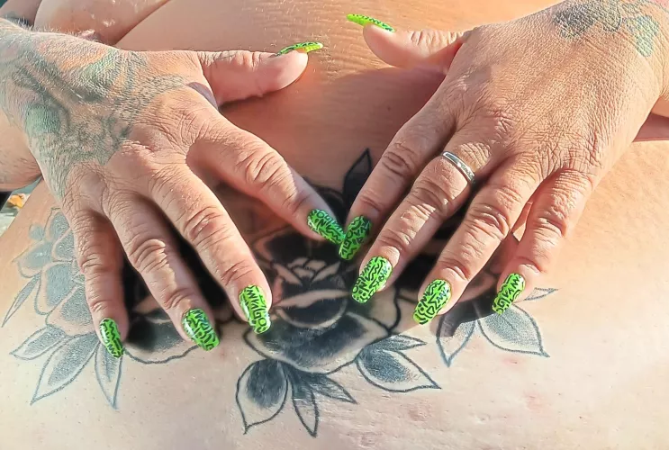 Tummy Tattoo back drop by Bunker__Punch