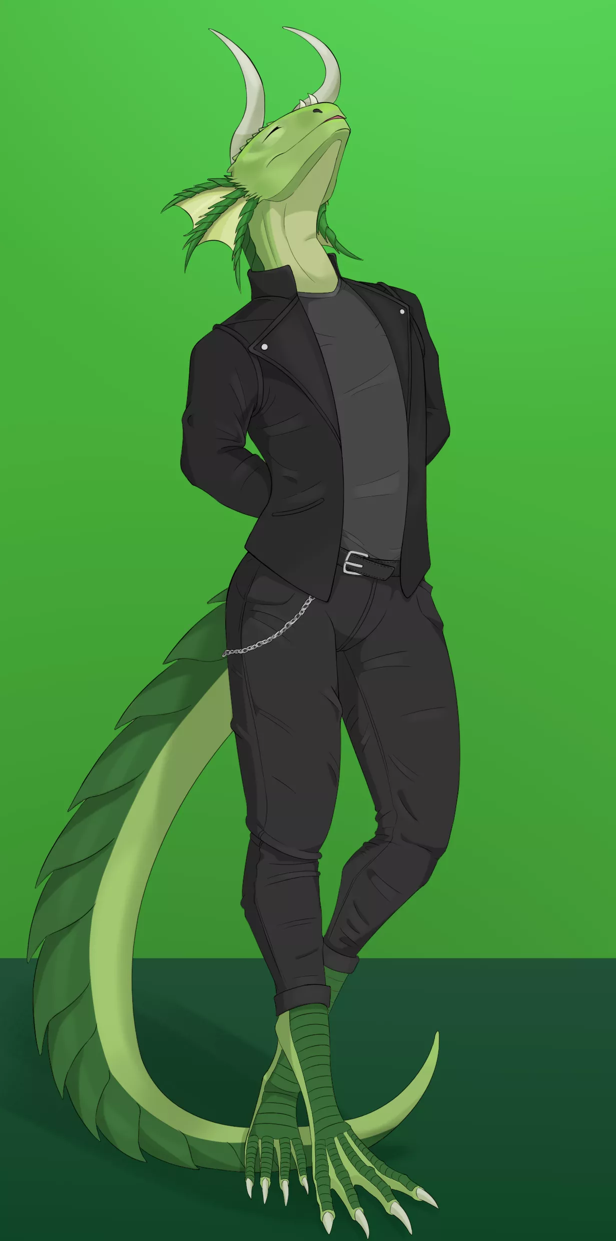 A lizard guy (by me) posted by Whichever214