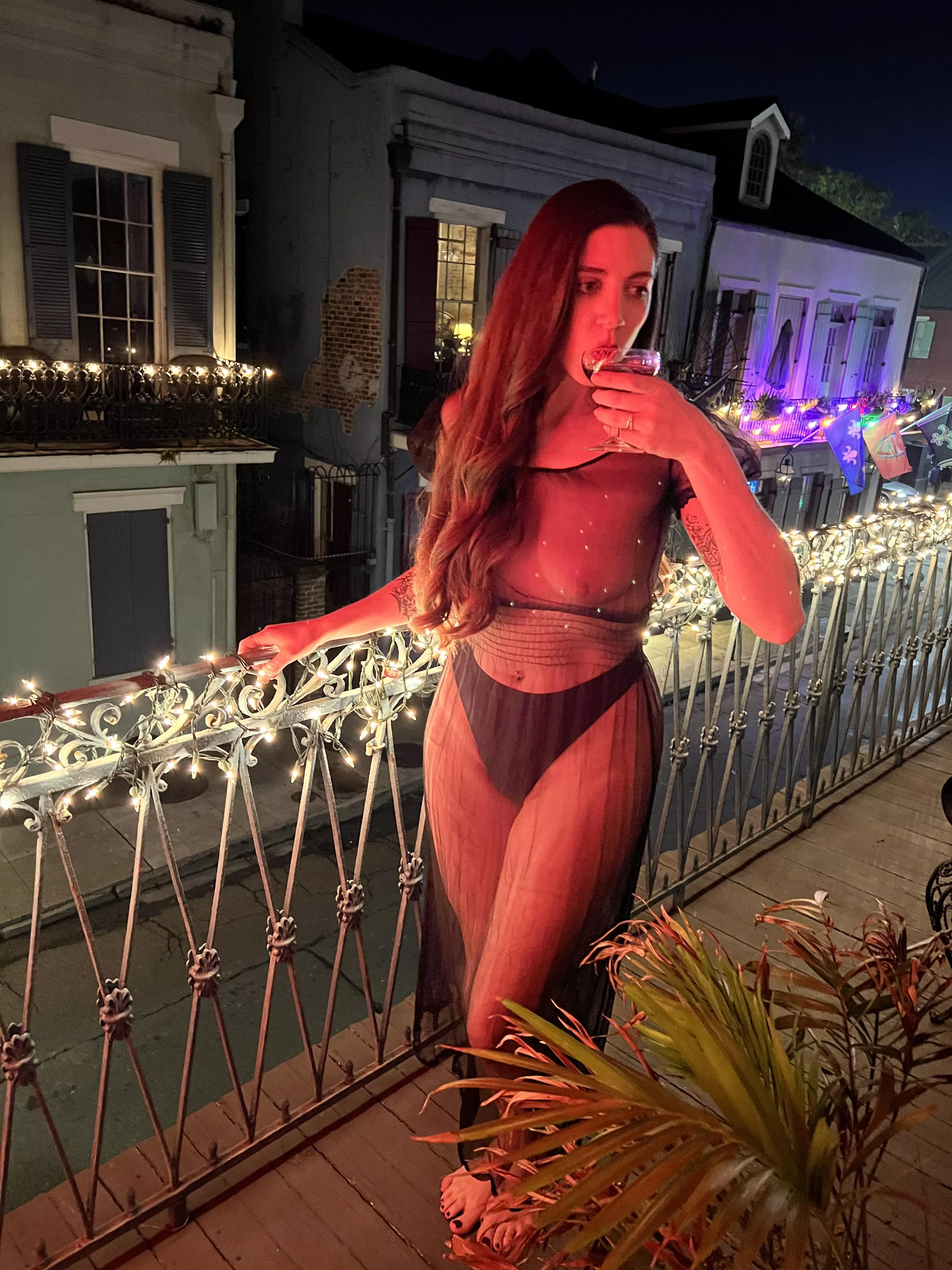 Can I send it down over the balcony? posted by PrettySadieReed