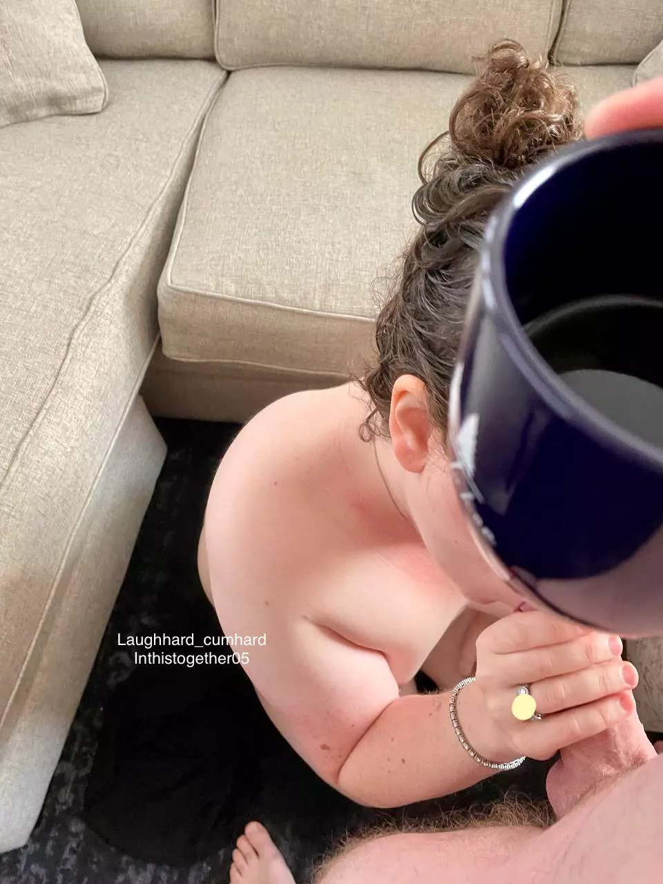 I had the coffee, she had the cream ☕️😈 posted by laughhard_cumhard