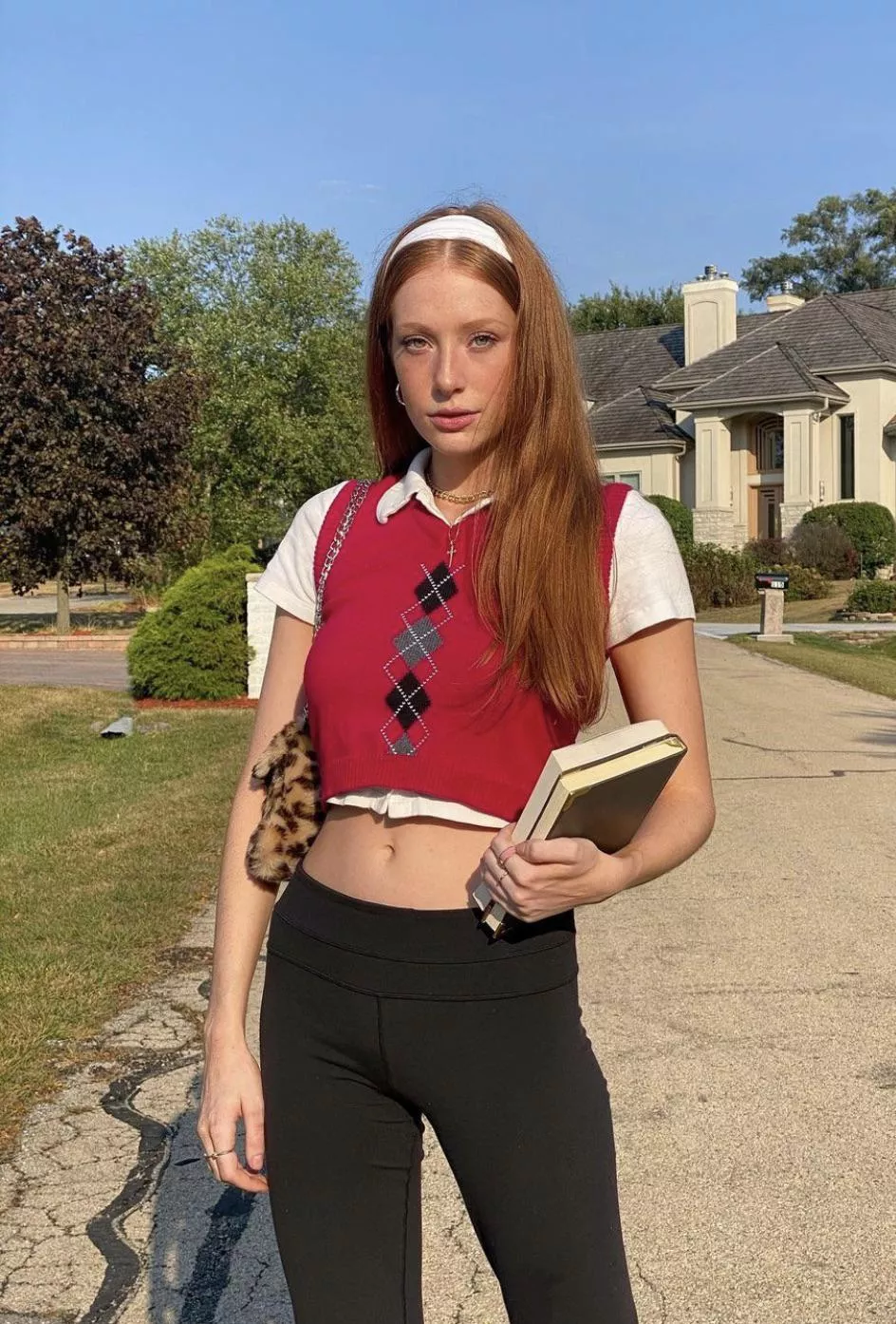 Madeline in school outfit posted by BeerGoggles2022