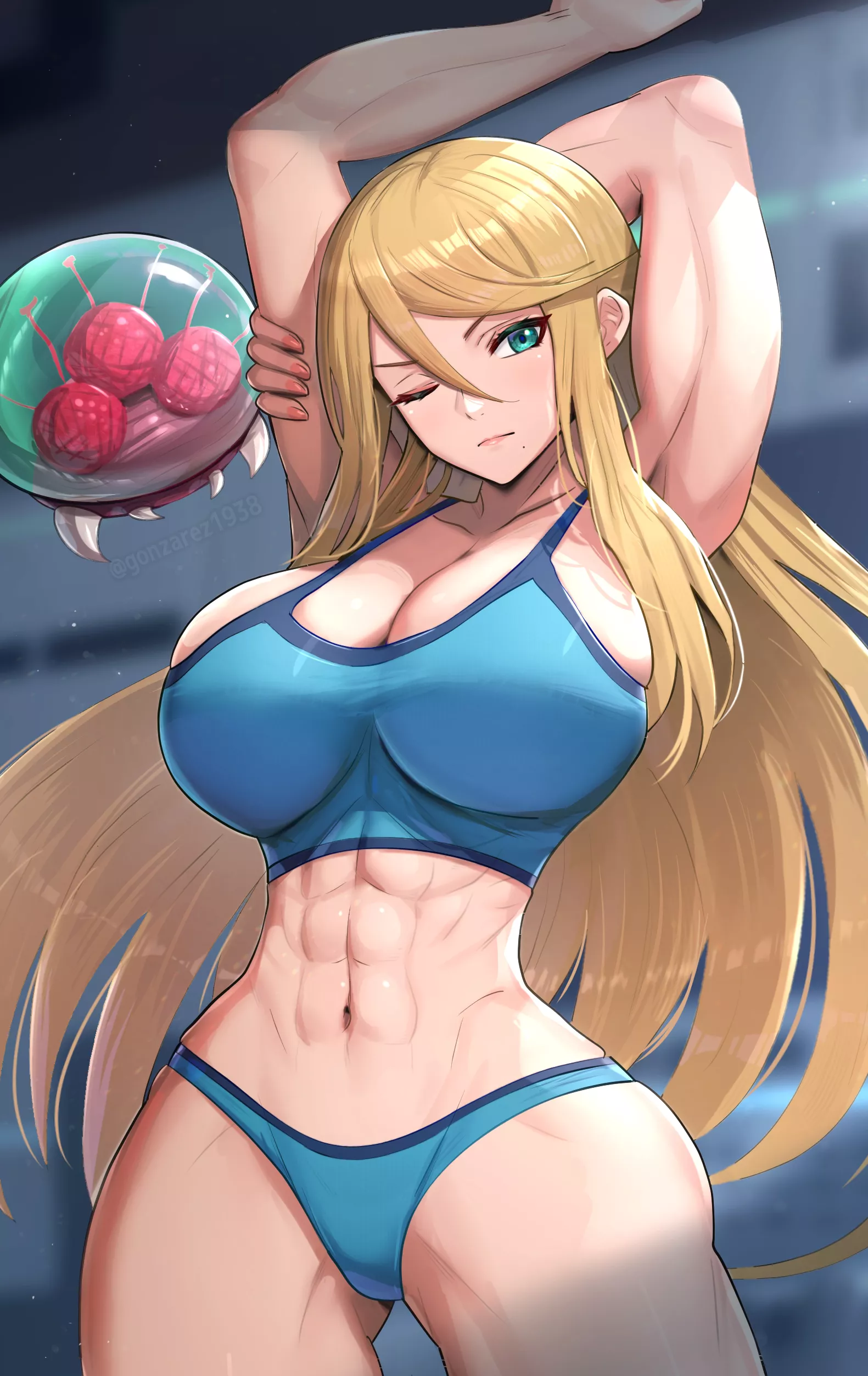 Samus Fit Flexing (Gonzarez) [Metroid] posted by Seaquences