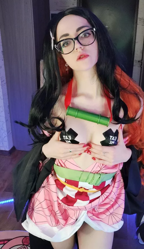 [Self] (Aldorachan) Nezuko from Kimetsu no Yaiba by aldorachan