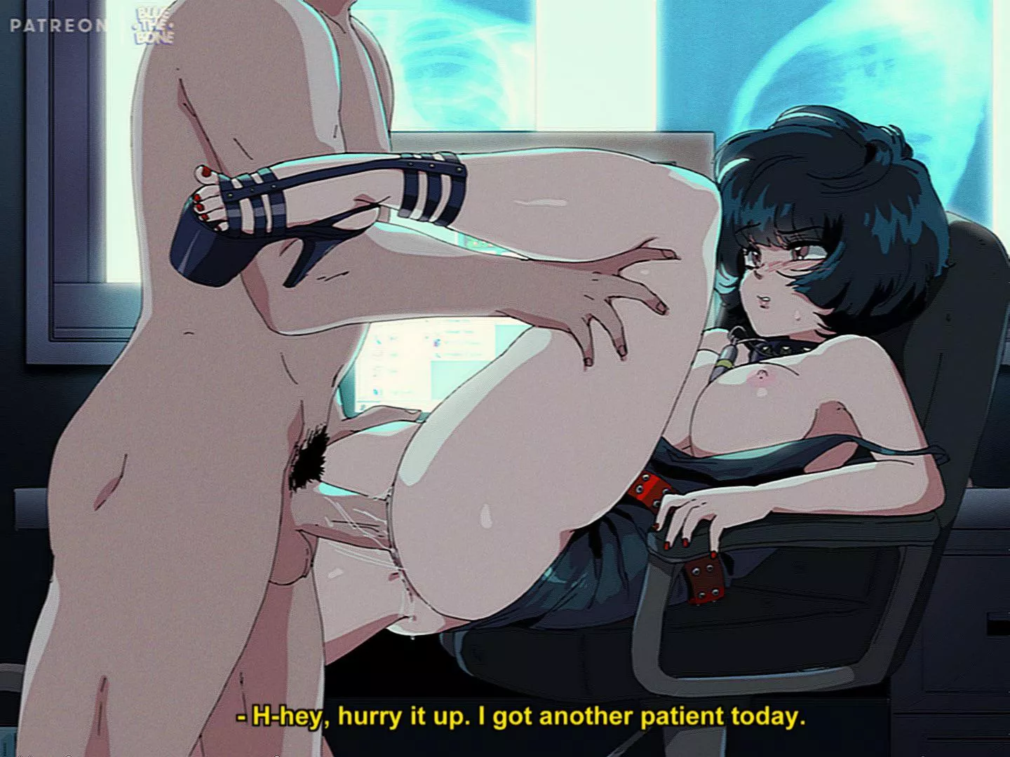 Tae getting impatient with a patient (bluethebone) posted by BloodsoakedDespair