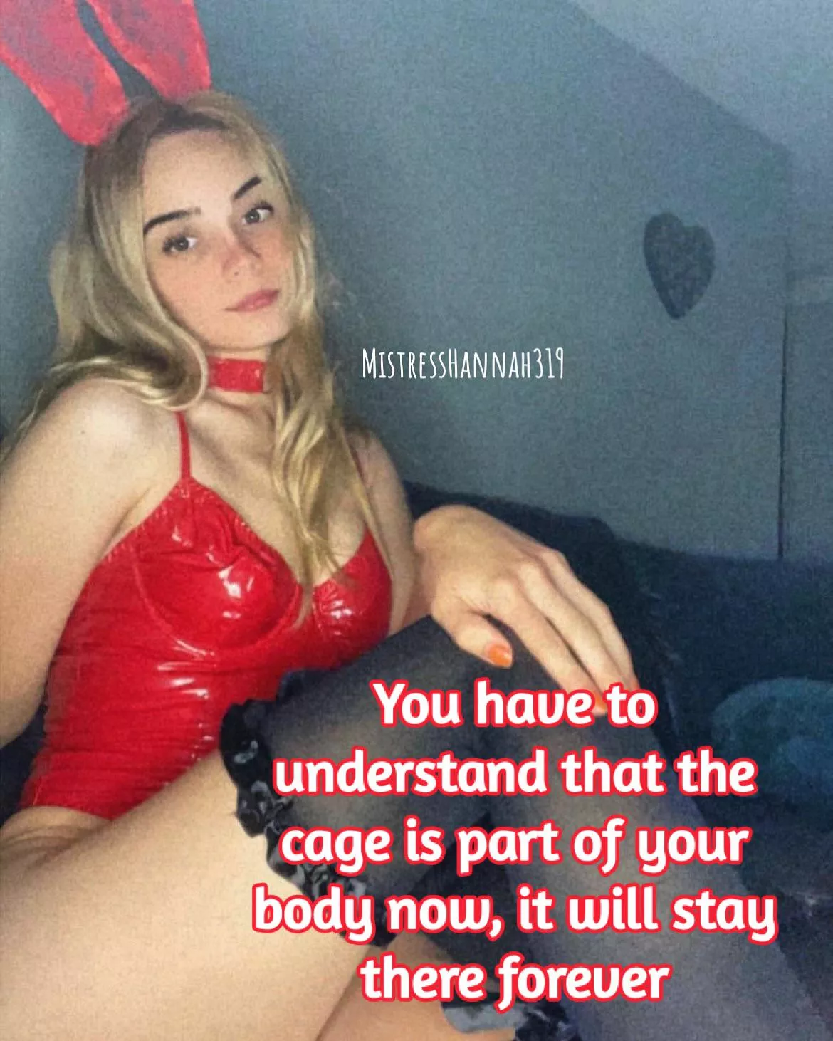 The New Normal is caged 😈🔒 posted by MistressHannah319