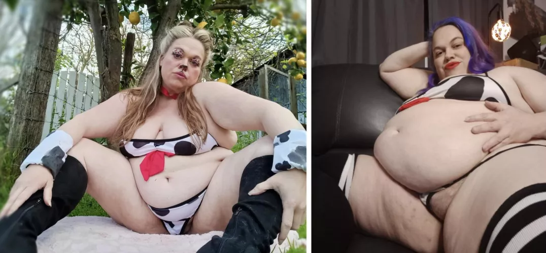 This cow is being fattened up 🐮 by onlyjaynefan