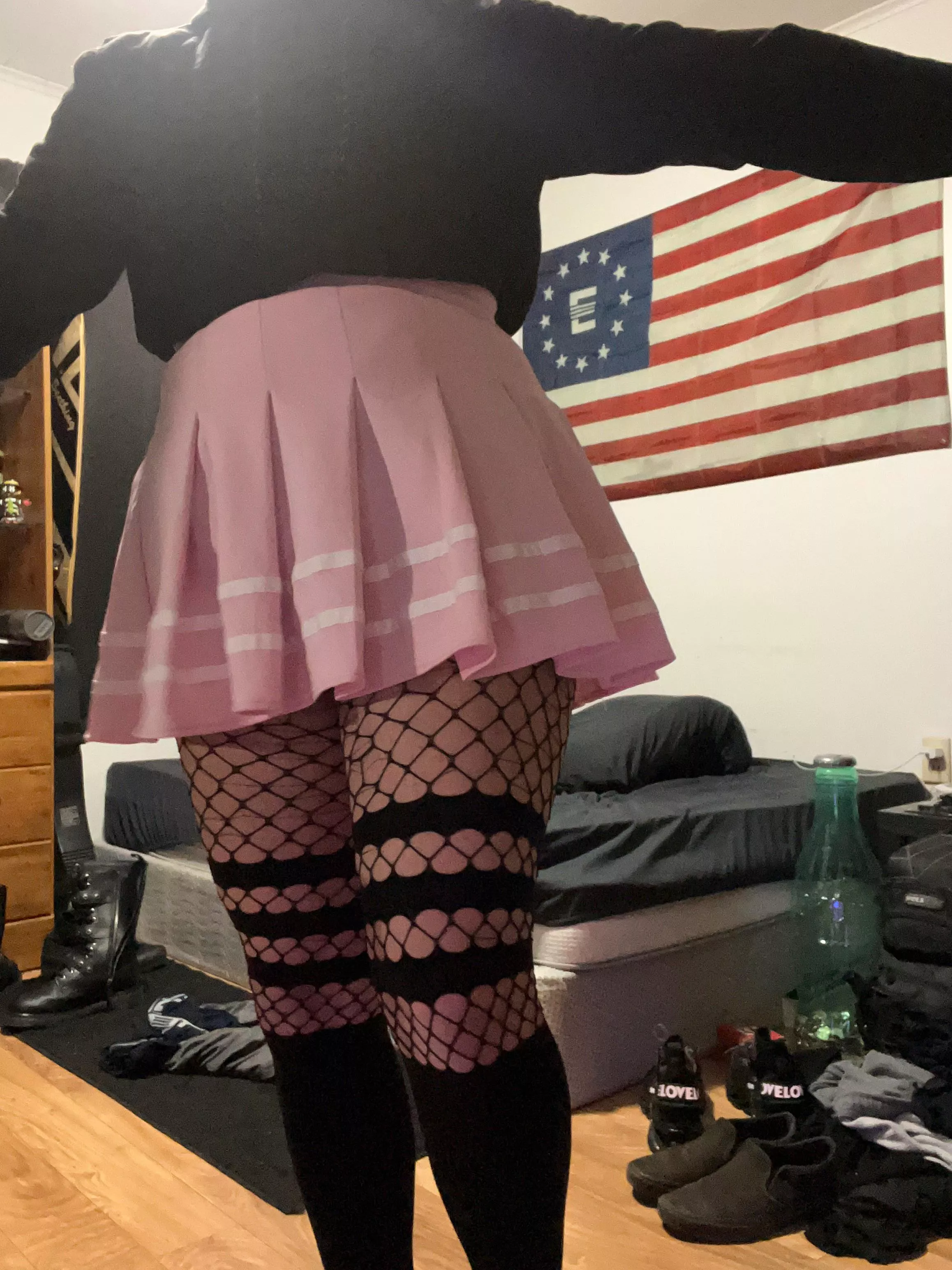 You walk in on your friend dressed like this what are you saying? posted by padawanlarry