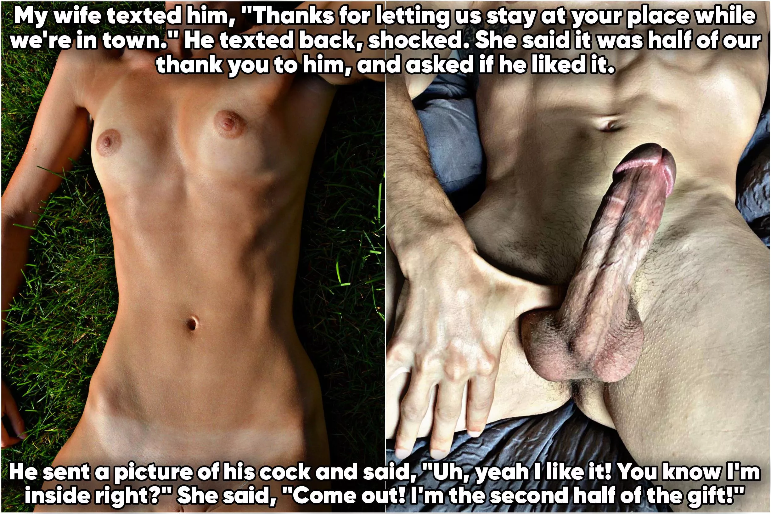 A two part thank you gift... posted by WantToBeSharer