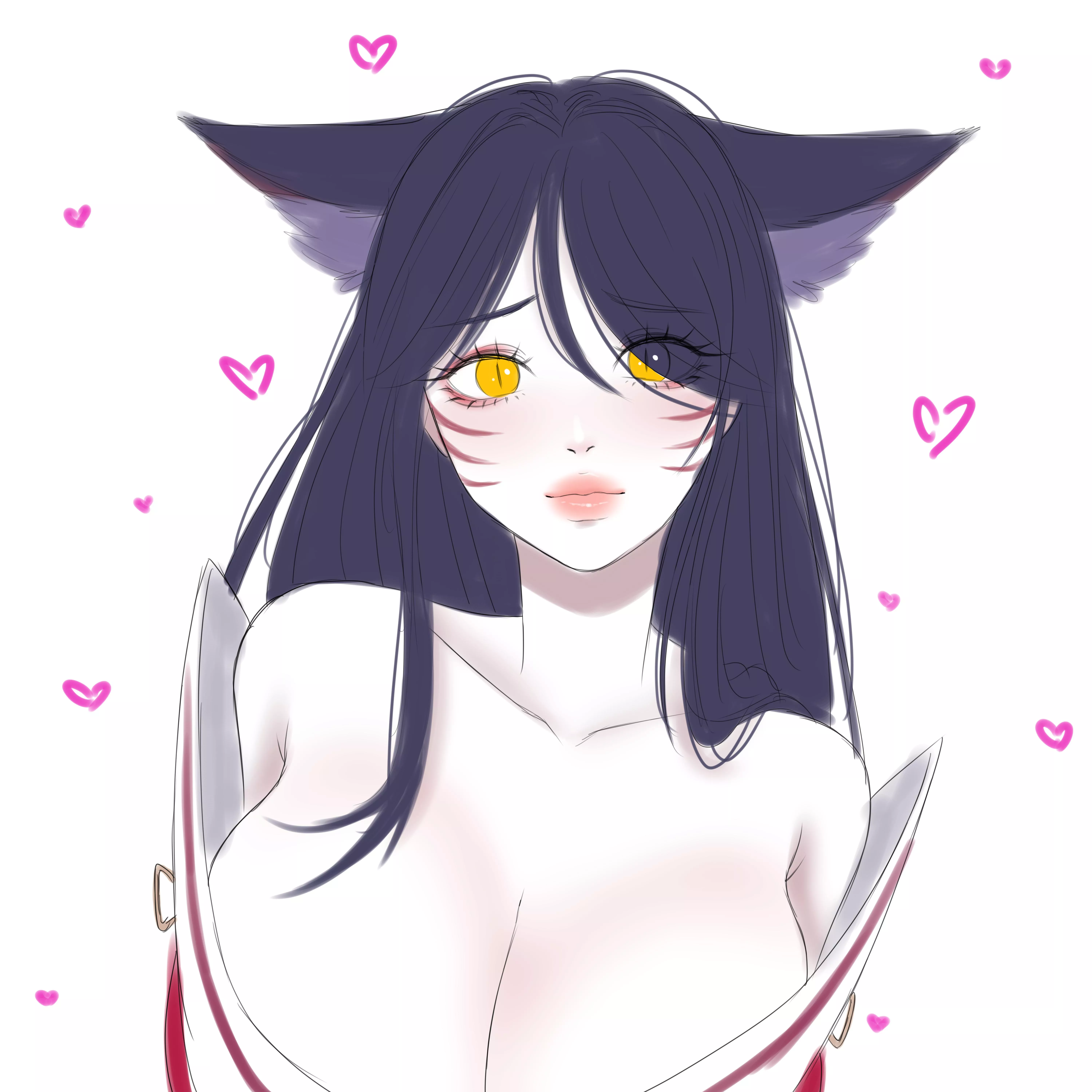 Ahri (fanart by me) posted by KikiCherryCrush