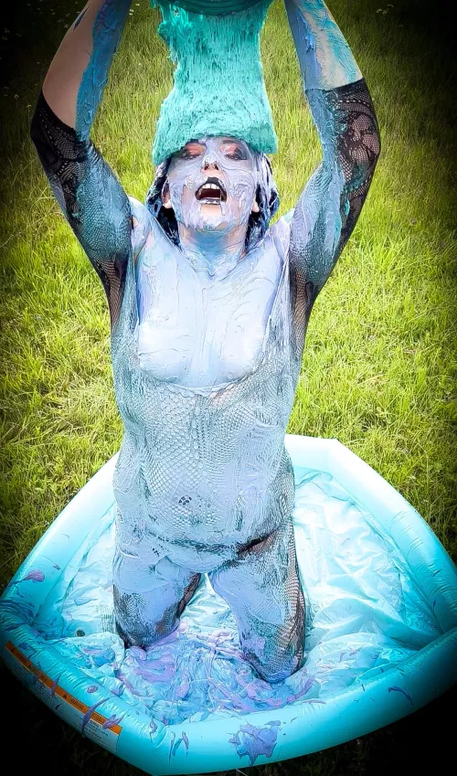 Best way to get really coated 💙💜💦 by MissNoireNFToy