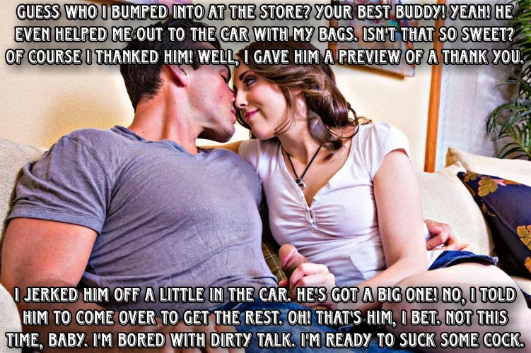 Bored with dirty talk... by WantToBeSharer