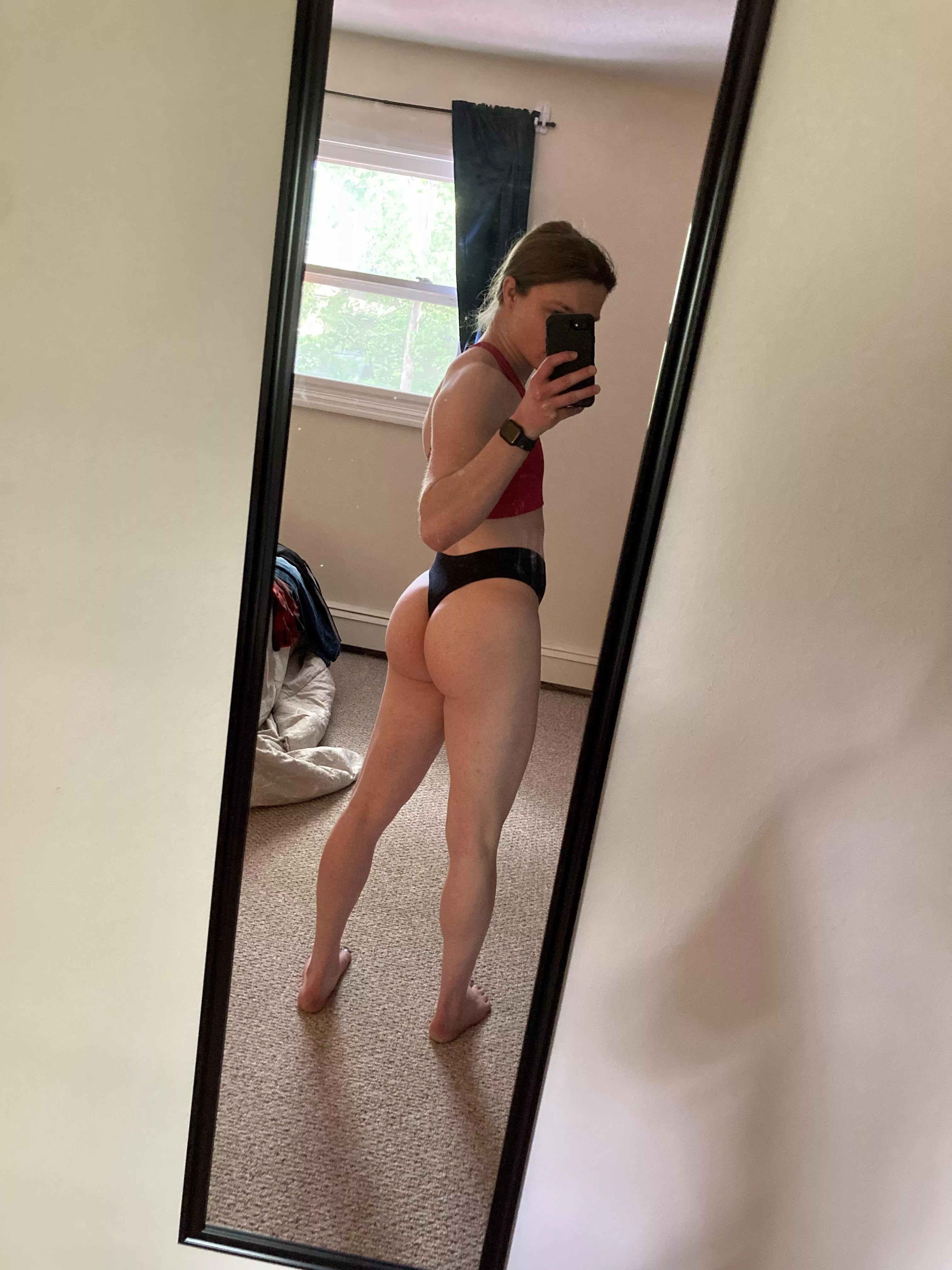 Flat chest, big ass. Am I a good girl yet? posted by Puppett_Master