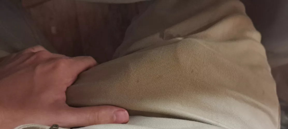 Holding it in till after work by Andelroze