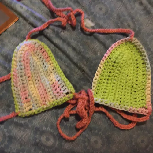 Just finished this multicolored top in like 2 hours! ☺️ by suicid4lthot