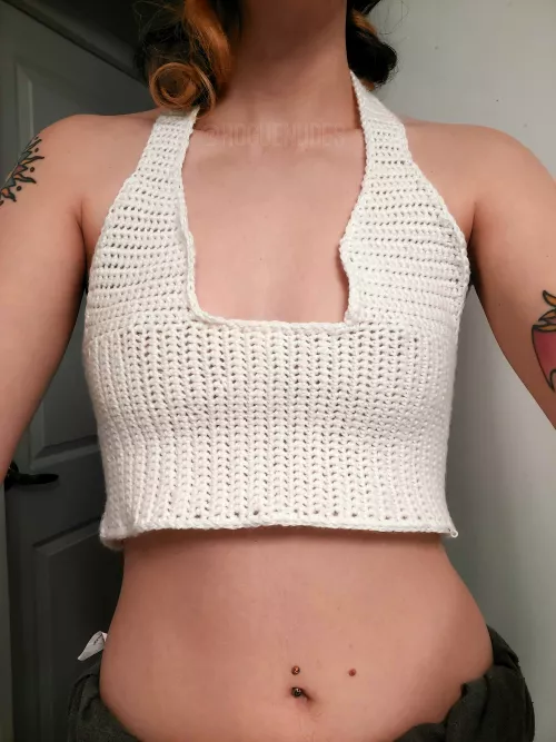 made my first bikini top but I don't think it's skimpy enough (OC) by roguenudez
