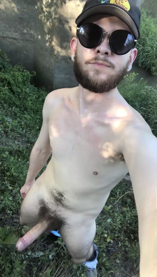 My cut boner in the woods by Dude_Spunk