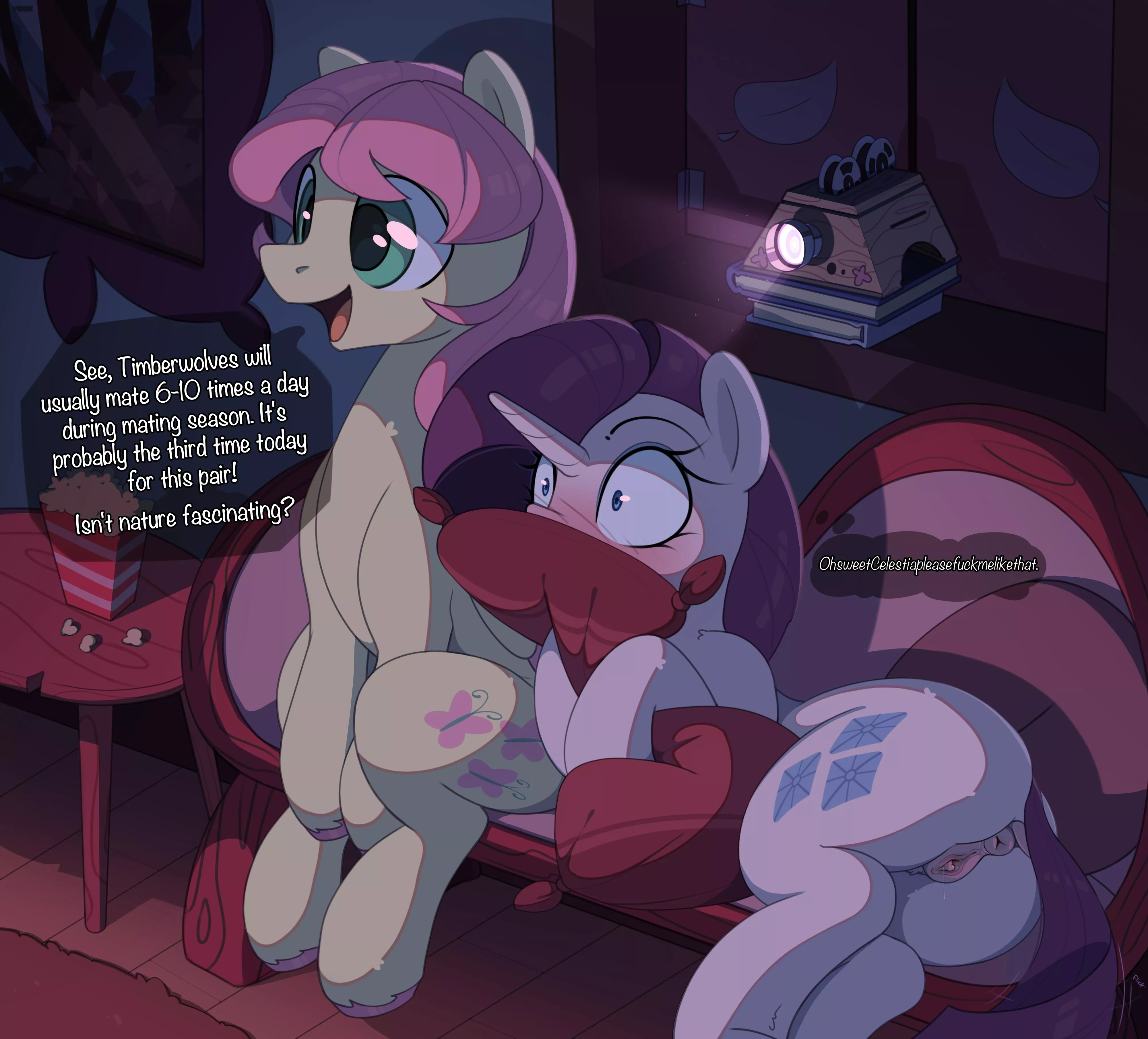 Nature documentary and chill? (Artist: nookprint) posted by PonyClopAccount