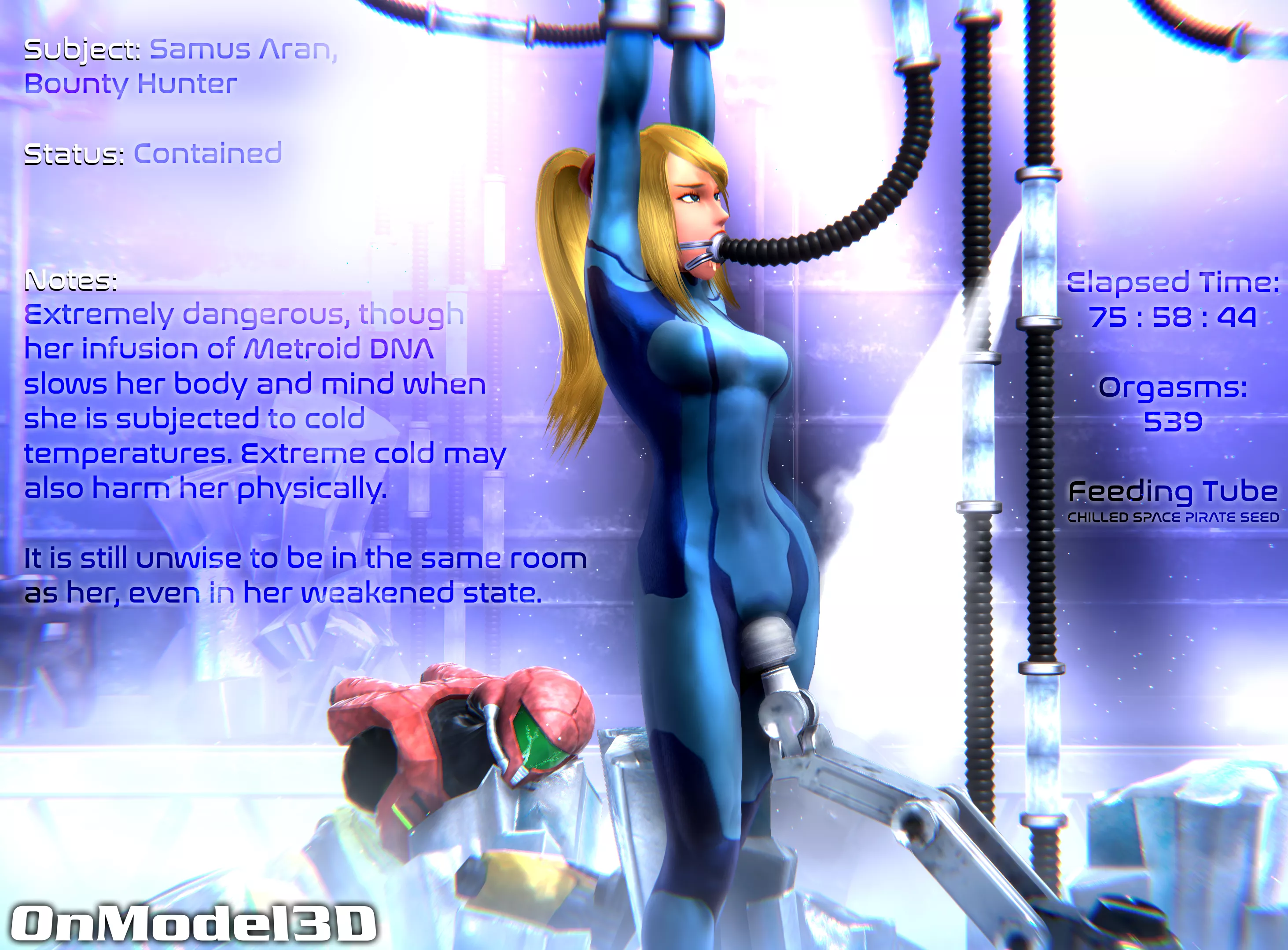 Not taking any chances with Samus, art by onmodel3d posted by notsoupforwork