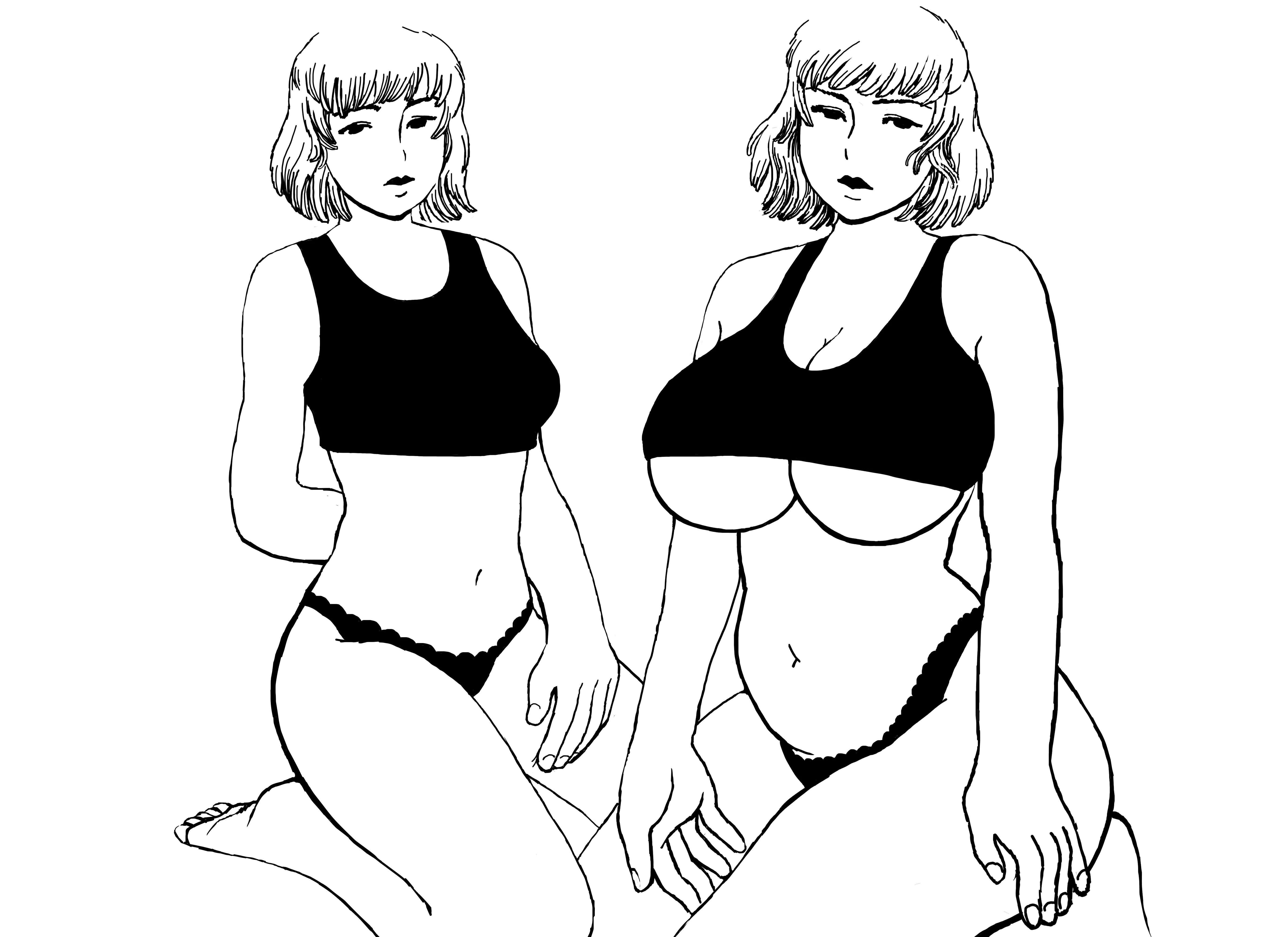 [OC] Before and After 1 (by massivecake on DeviantArt) posted by Gramecube