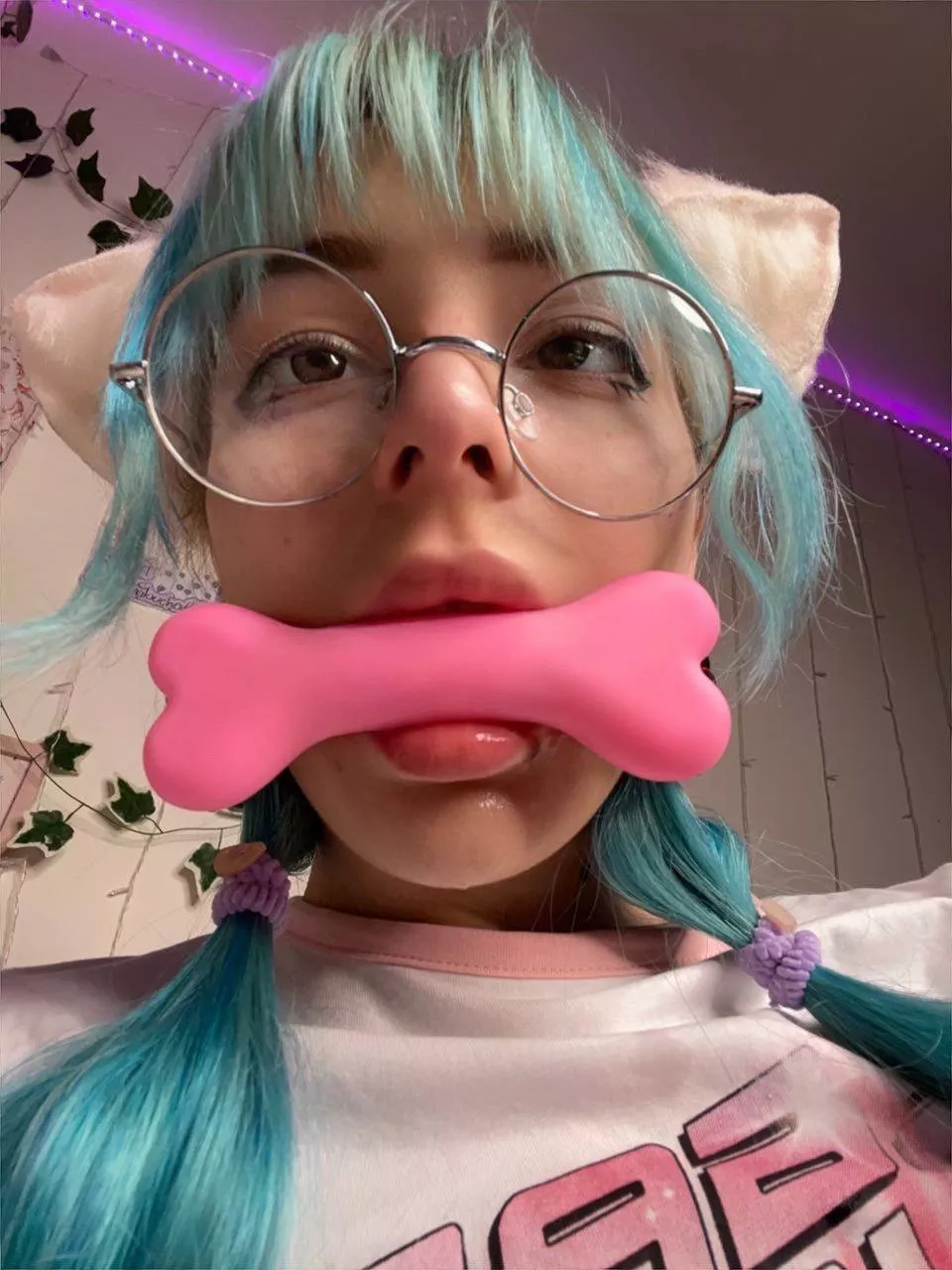 Oh I can't even moan loud, how I suppose to show off my naughtiness with this gag in my mouth?? posted by Lanauntouchable