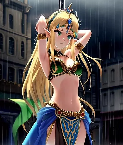 Princess Zelda, a public slave for all to see (made using sexy.ai) posted by Adaptive_Succubus69