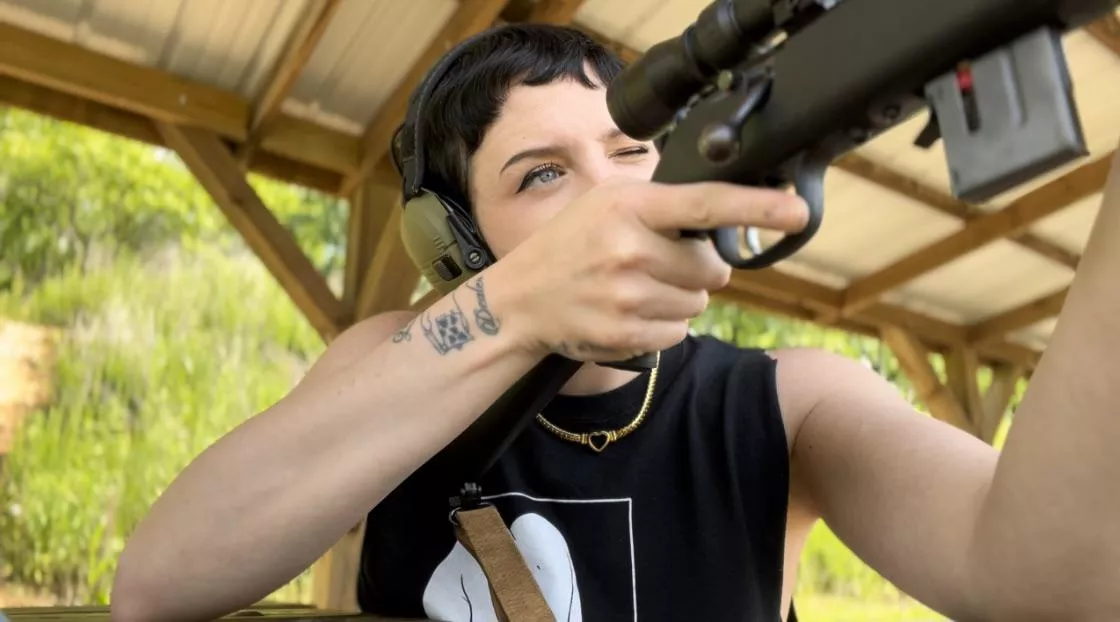 Shooting my very first gun (.17cal) given to me by my dad when I was 13 posted by m0urningwo0d