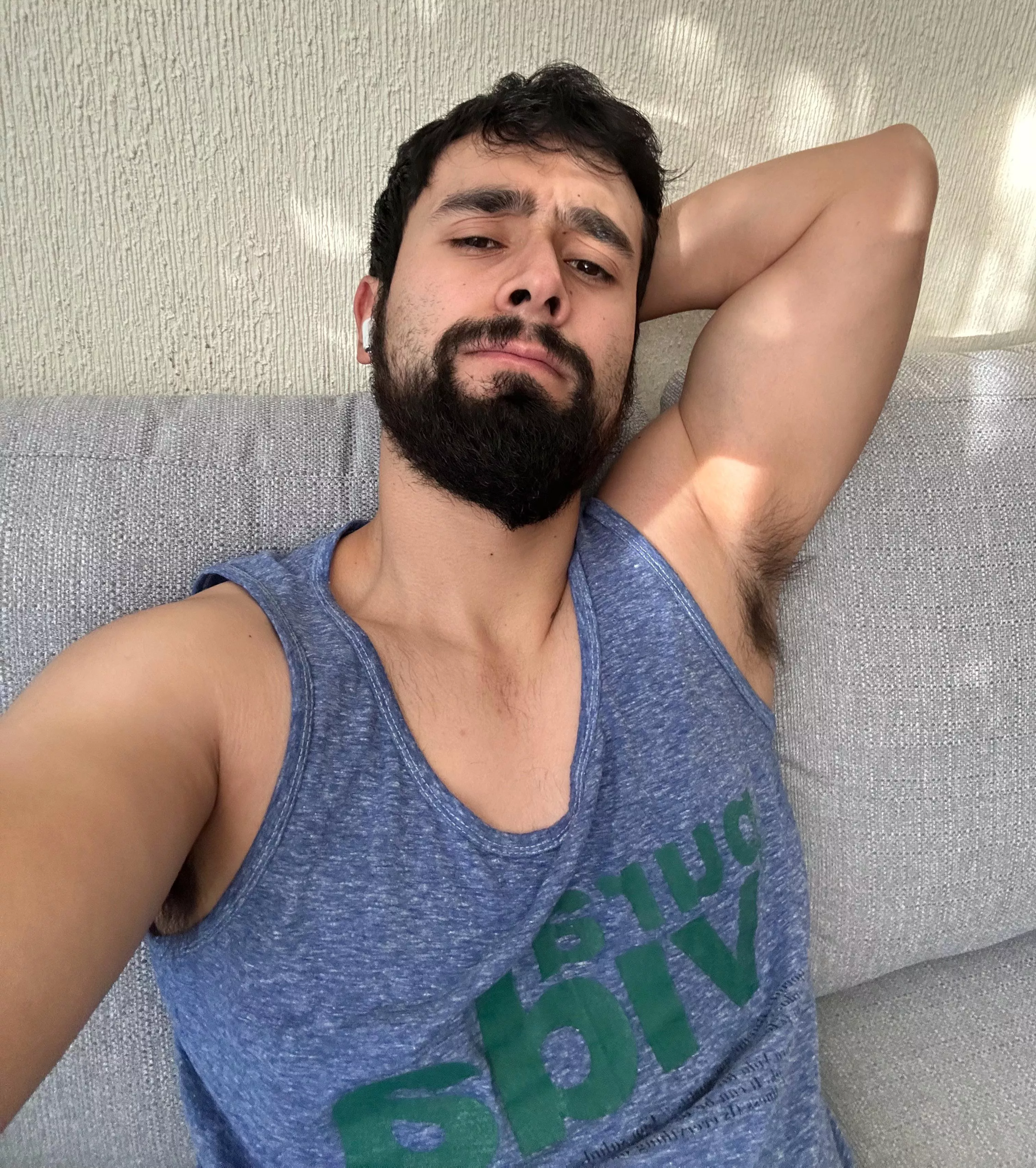 Wish I have someone sniffing my pits right now. posted by aafdo