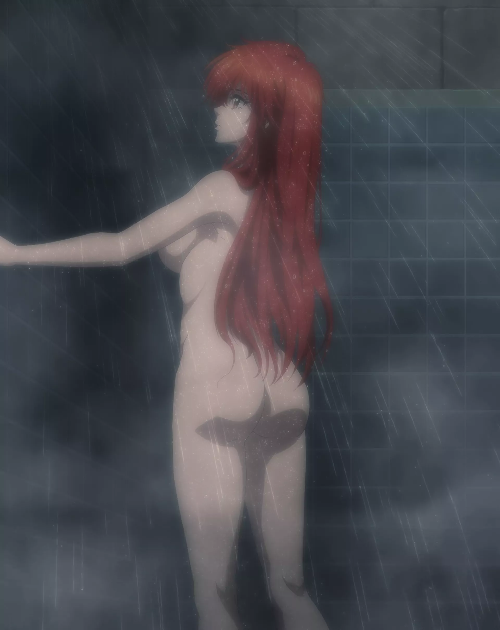 Yoko Showering in the newly-dropped Season 2 of [Bastard!!] posted by BopSomeElks