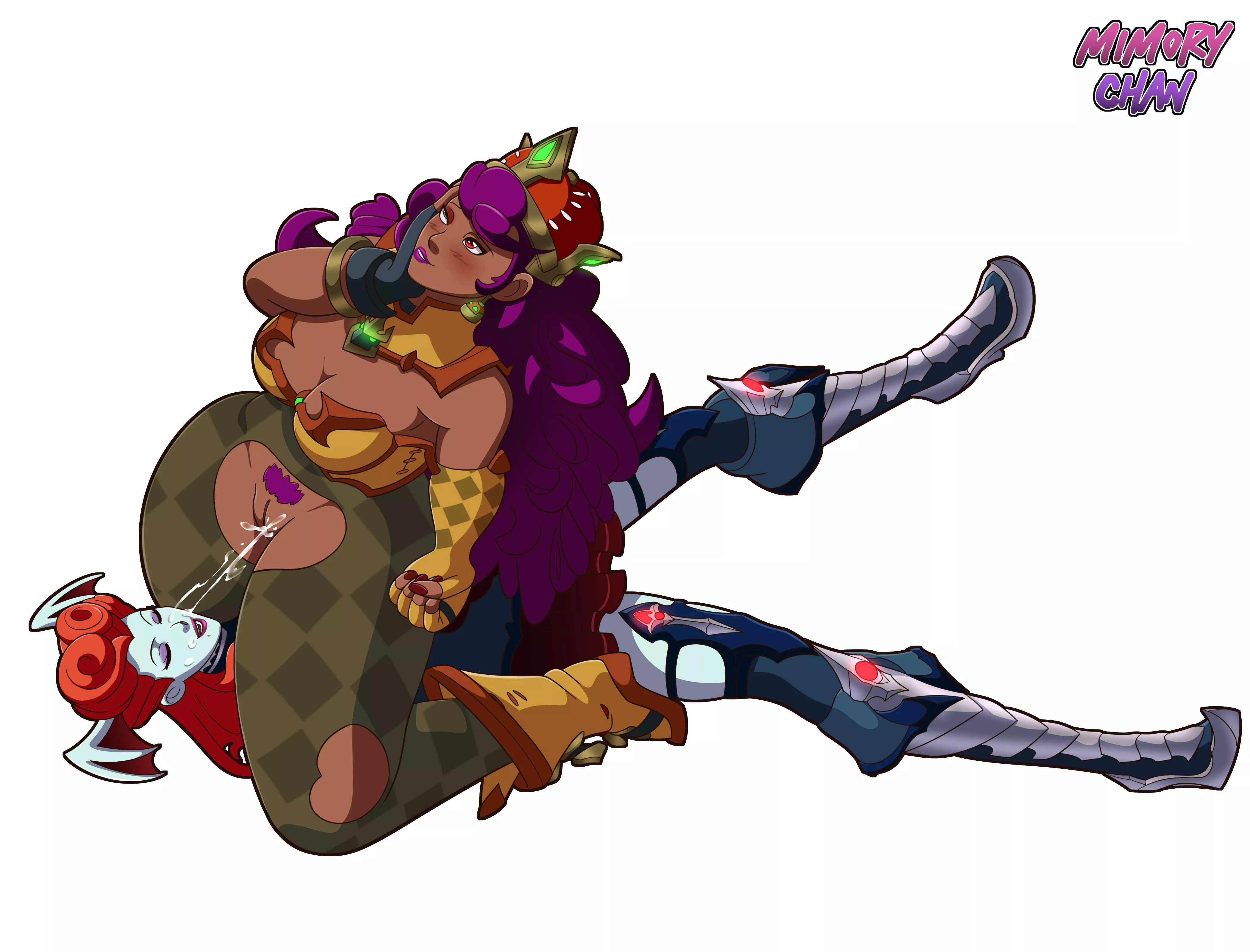 Betty squirting all over Lillith's face (MimoryChan) posted by SpringInHyrule