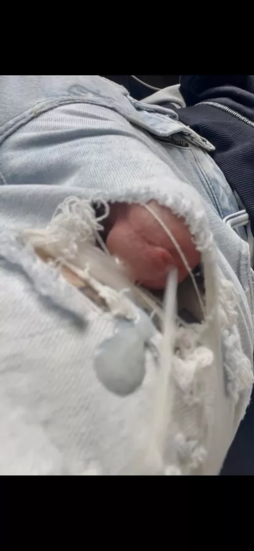 Busting through my jeans is my favorite by hawkestarr77