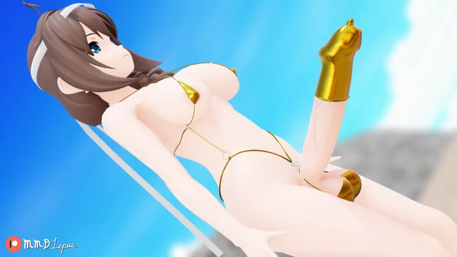 Futanari Shigure (MMD Lepus) [Kantai collection] by MMDLepus