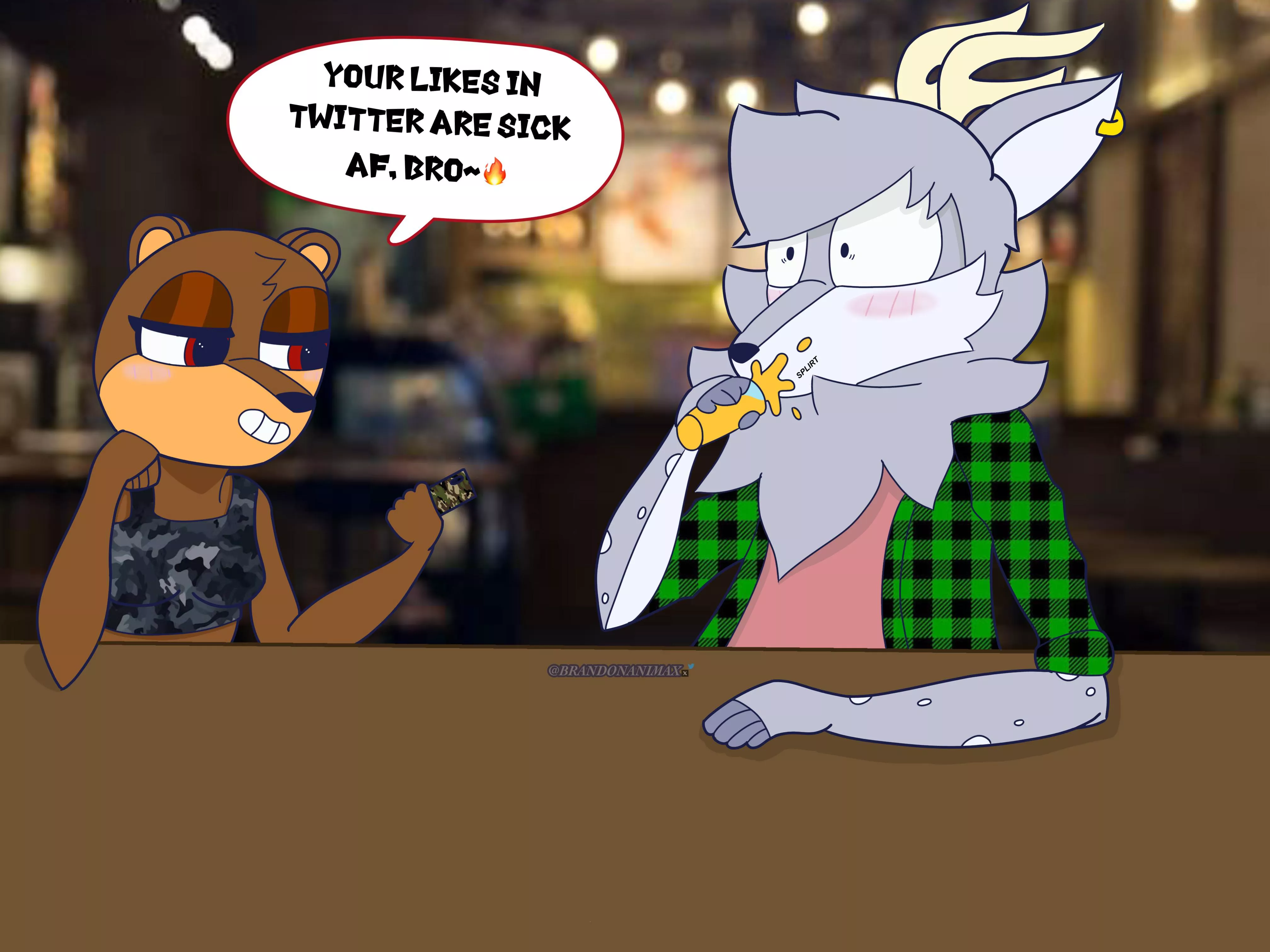 Just.. Don’t see my likes in twitter 😅; also I refuse to call it “X” art by me posted by Brandonanimations