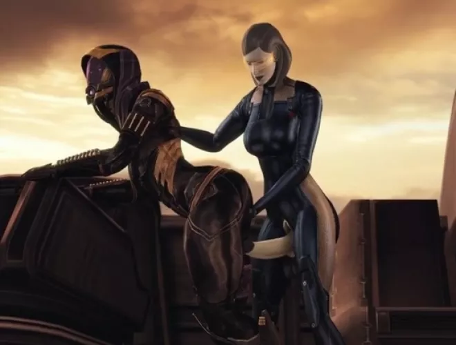 Mass Effect Porn Parody by kinkygamesrule