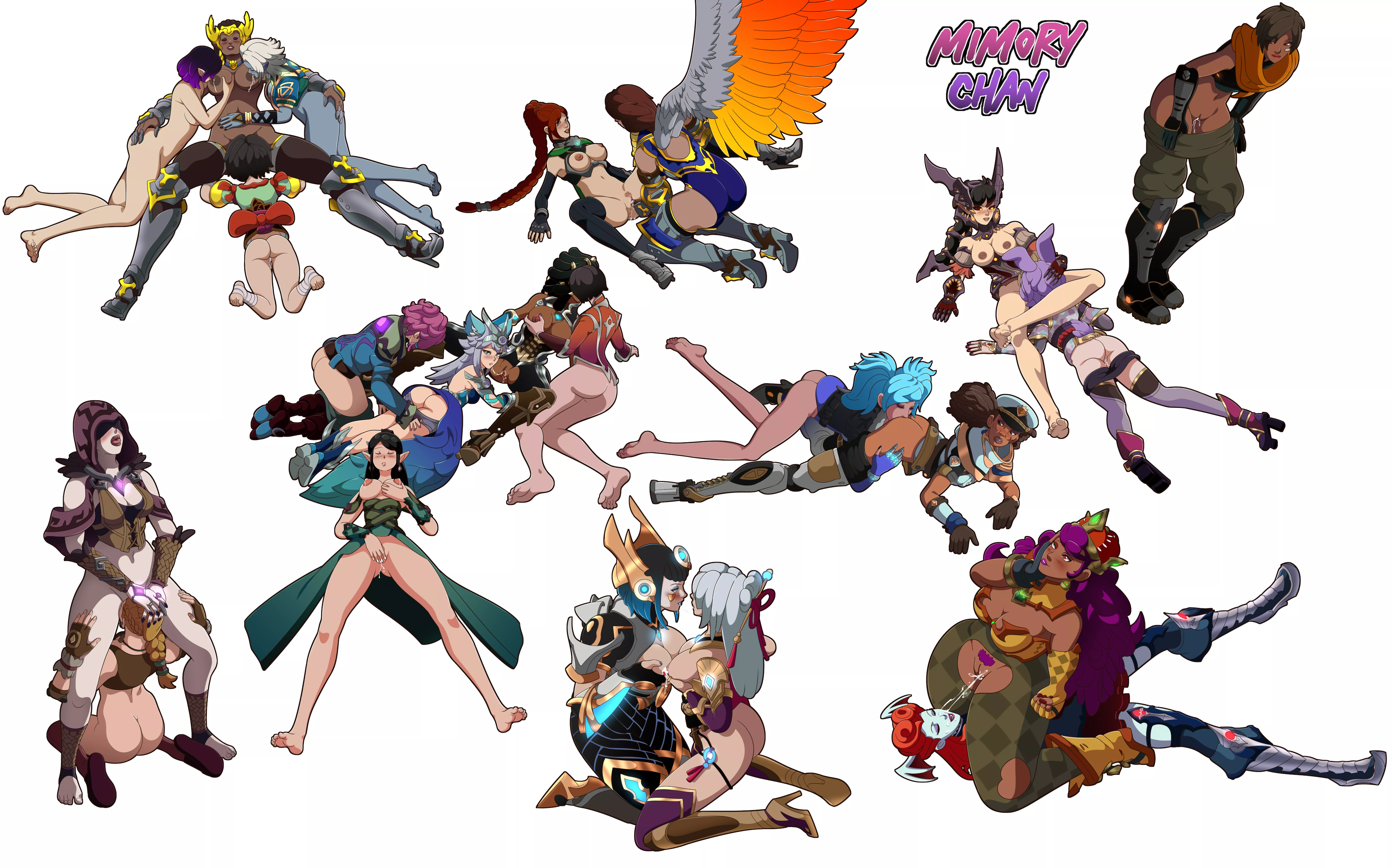 Seris, Tyra, Cassie, Furia, Evie, Octavia, Vora, Rei, kinessa, Ying, Io, Maeve, Imani, Vivian, Lian, Mei, Betty, Lillith, Skye, Saati, Nyx, and Kasumi. Massive Paladins Lesbian Sex Orgy (MimoryChan) posted by SpringInHyrule