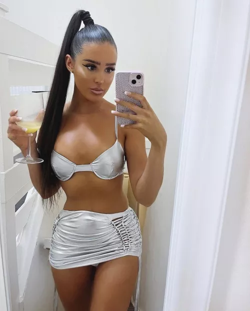 Shiny slut flashing her panties by corruptusextremis