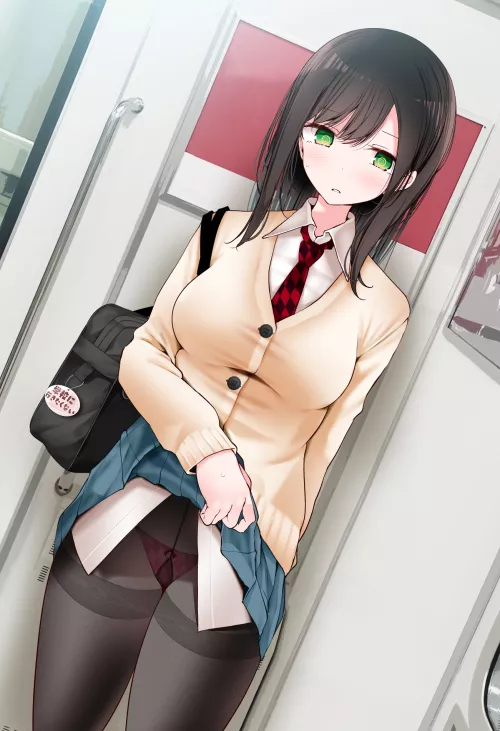 Subway Skirt Lift (Oouso) [Original] by llamanatee