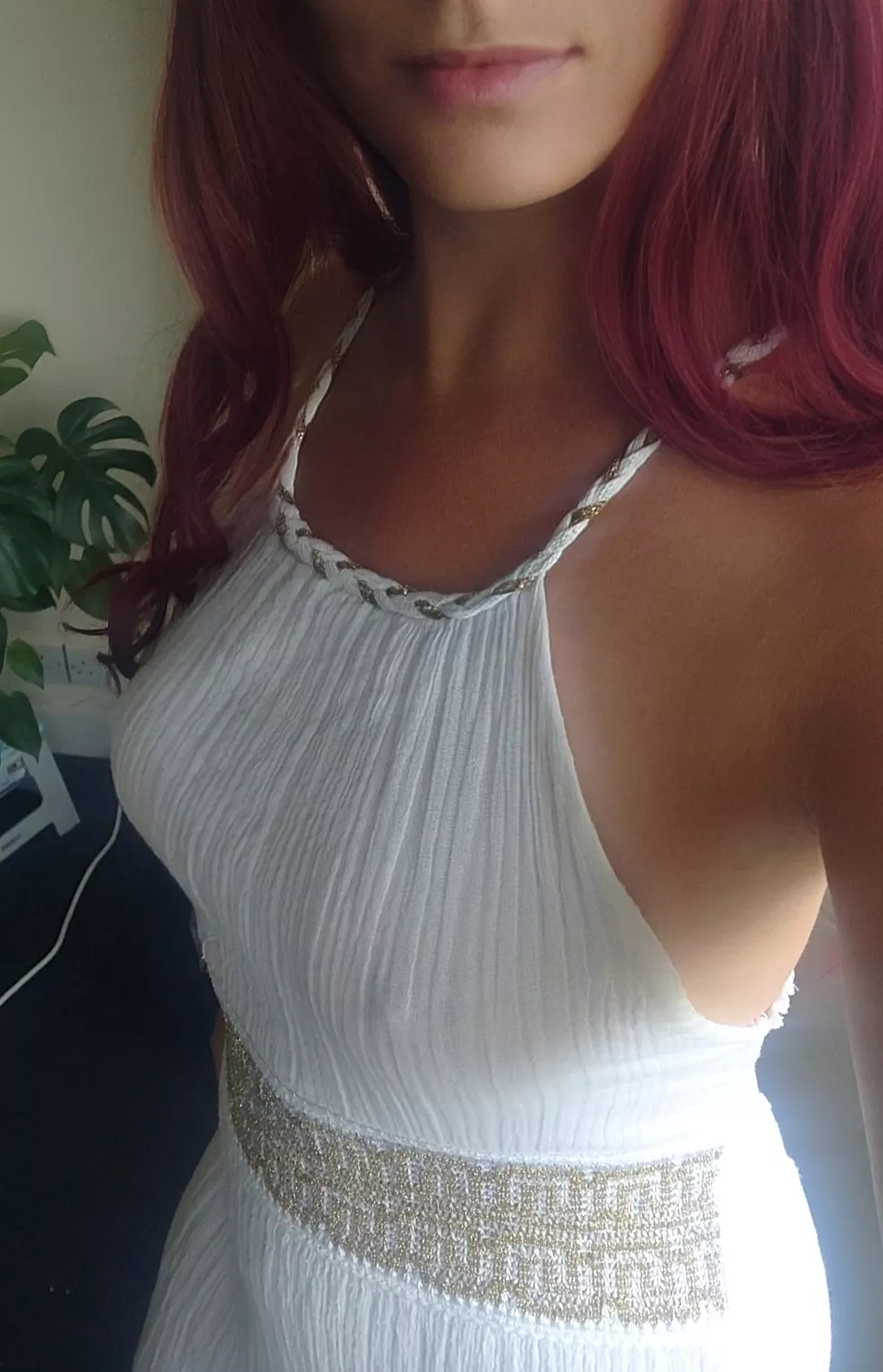 Too obvious or just right in this dress? 😉 posted by Just-Carrot188