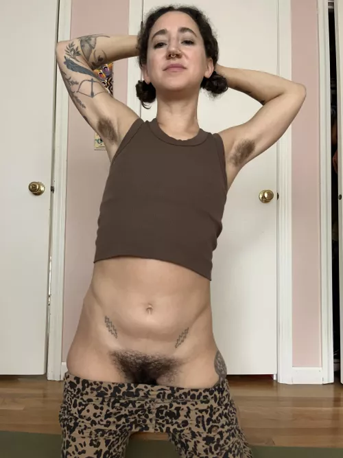 Wanna watch me do yoga? by HairyRachel_Mae36