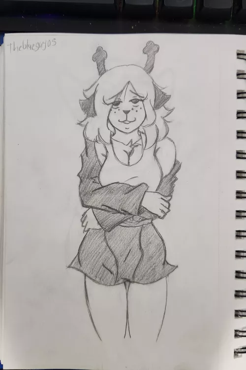 Whenever [Noelle] is in heat, she starts to strip by theblueguy05