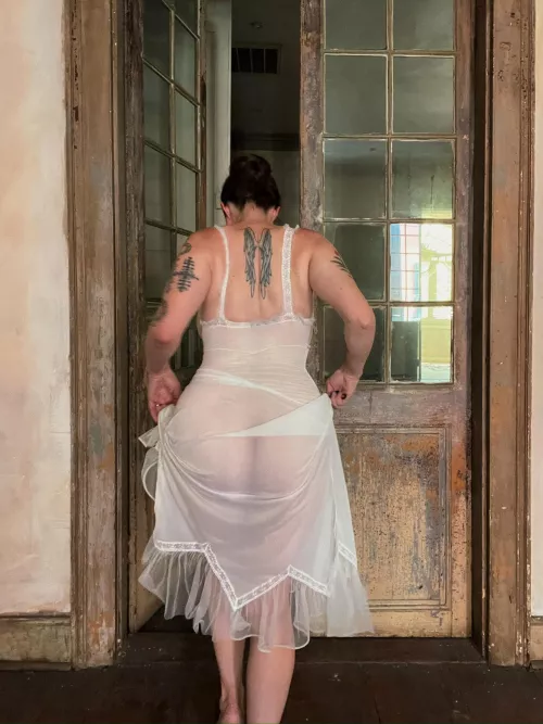 1920's sheer slip from behind by PrettySadieReed