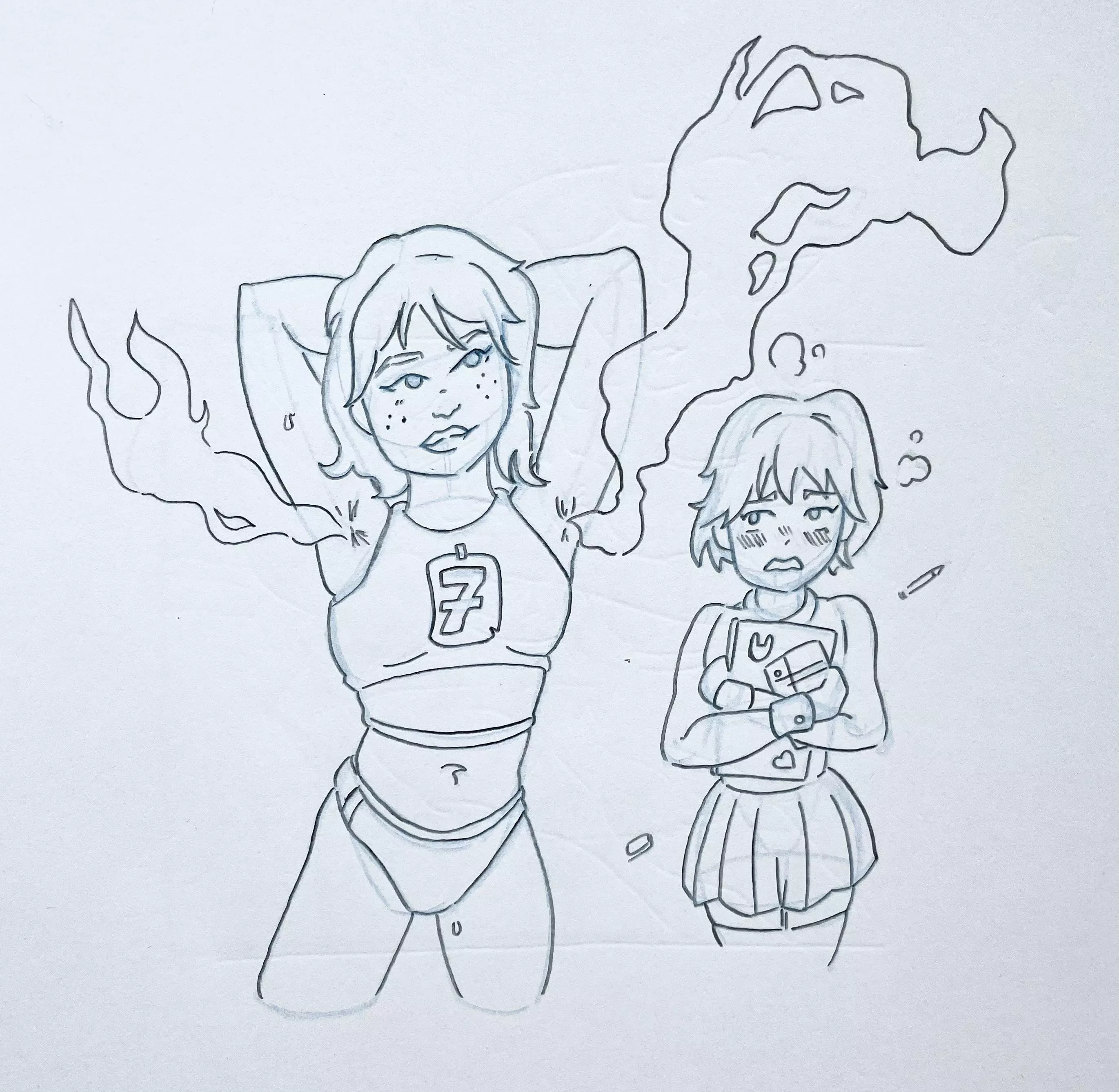 after P.E. posted by pinkkimochi