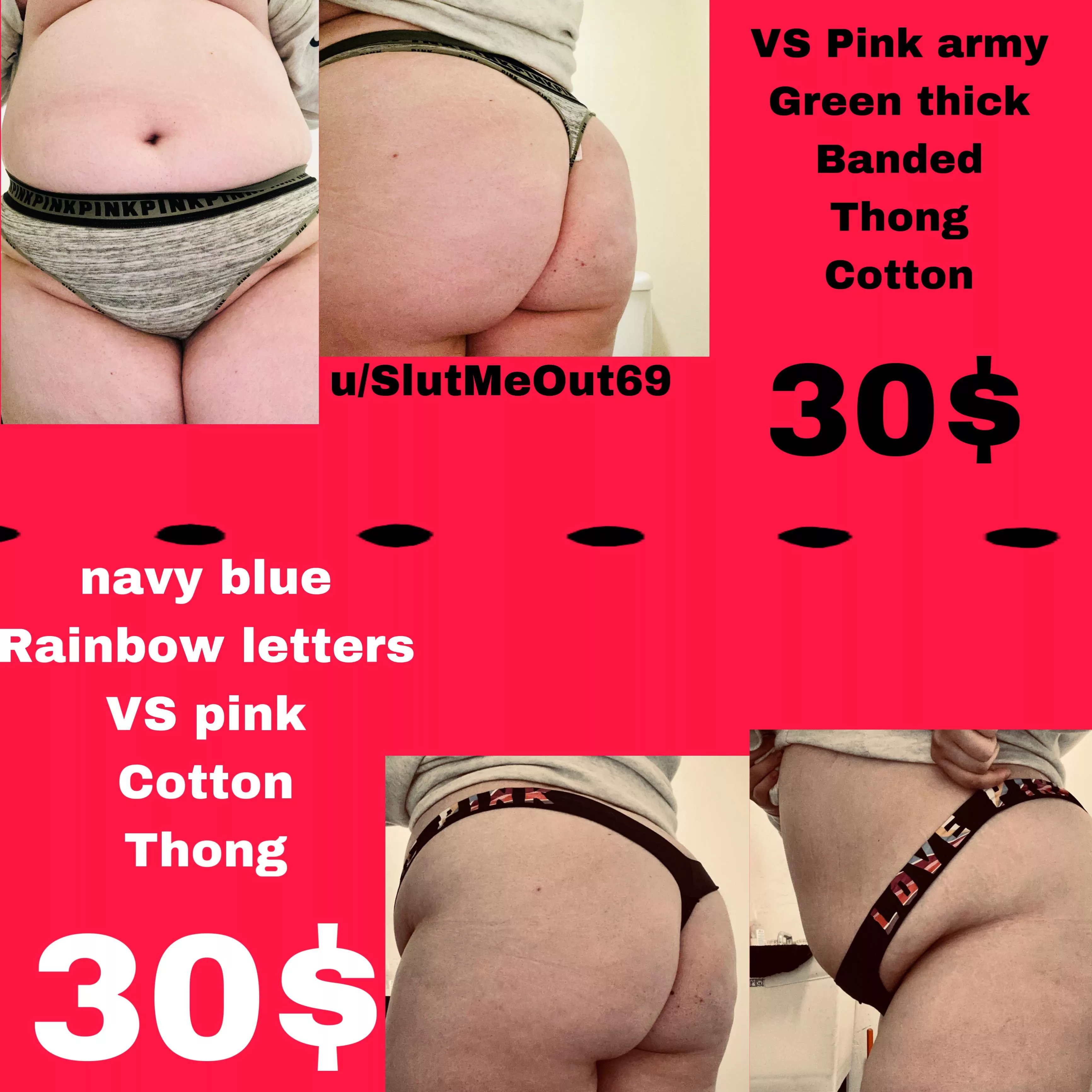 Available to wear~ longwear and fetish extras avail. Free [us] shipping~ proof of wear + ship provided. Panty drawer in bio~ DM for info [selling] posted by SlutMeOut69