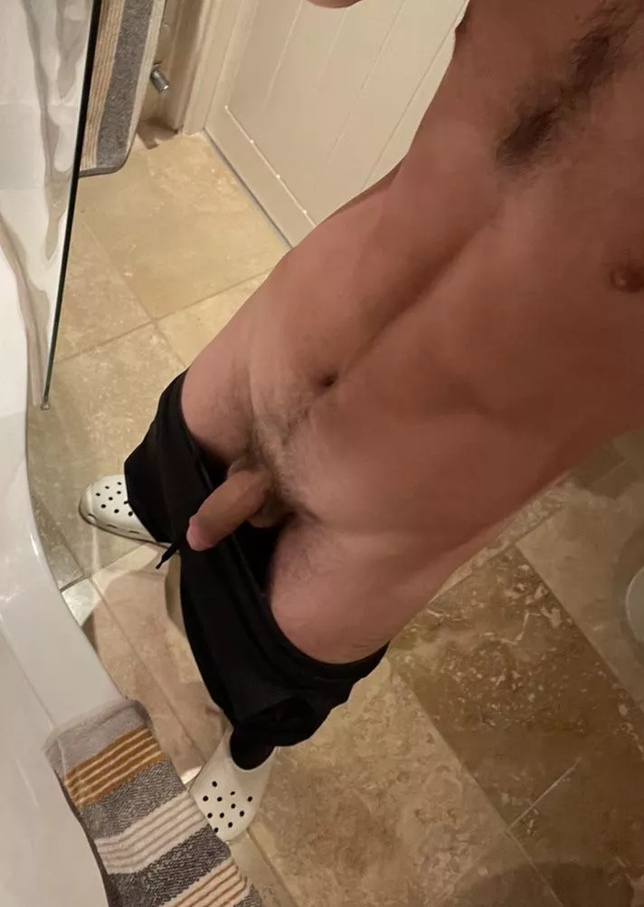 Be honest, could you see yourself playing with my softie? posted by HugeTeenRod