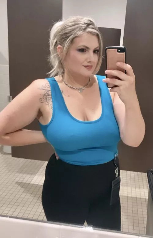 Blue crop top 🦋 by Belflock