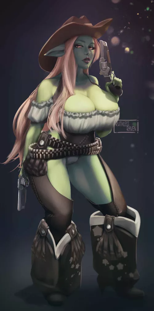 Cowgirl goblin by Jaxx1992