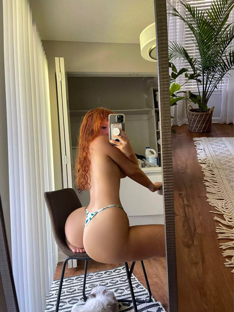 Even the chair can only hold one cheek posted by lilpeachyqueenx