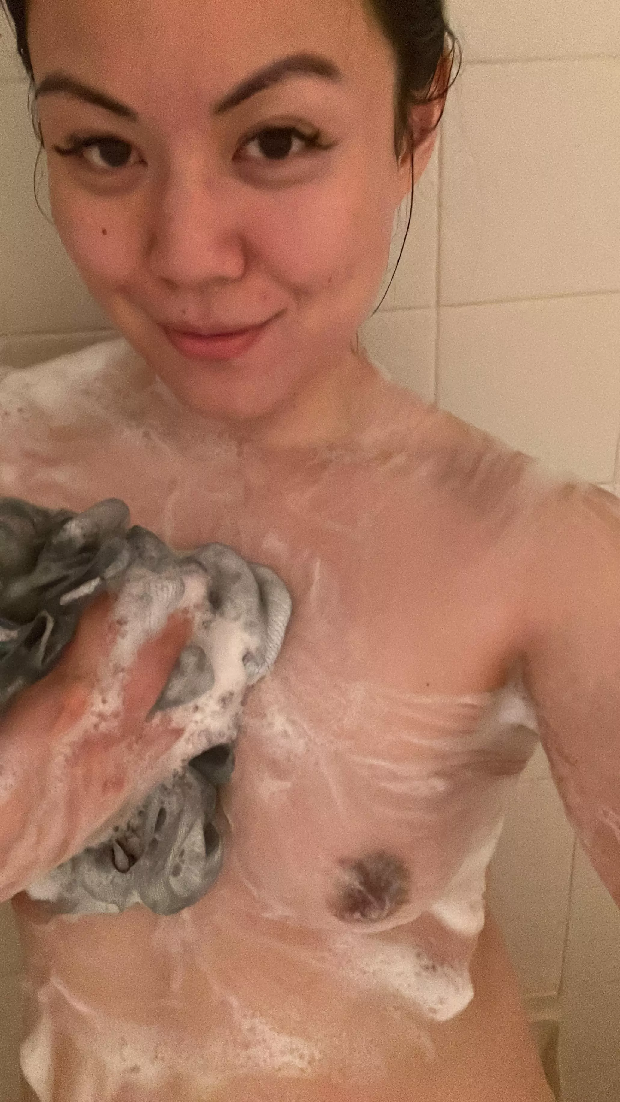 Friends scrub each others backs posted by katwaii