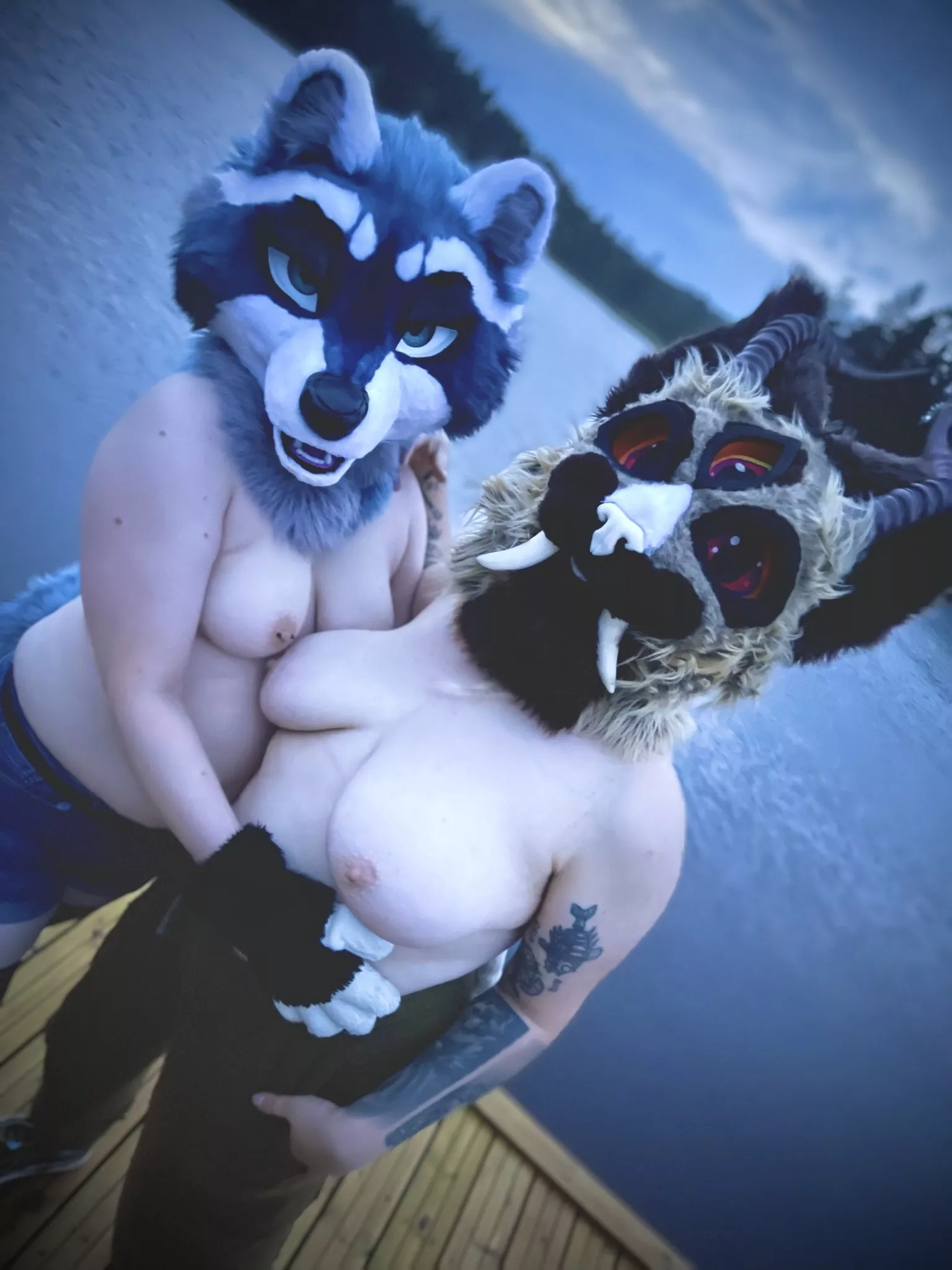 Guys, is it gay if boobs touch? 👀✨️asking for a friend 👉👈 ----- (pic with @ LoadedPancake from TT by _nukiigasu from TT) posted by _Meanwoof