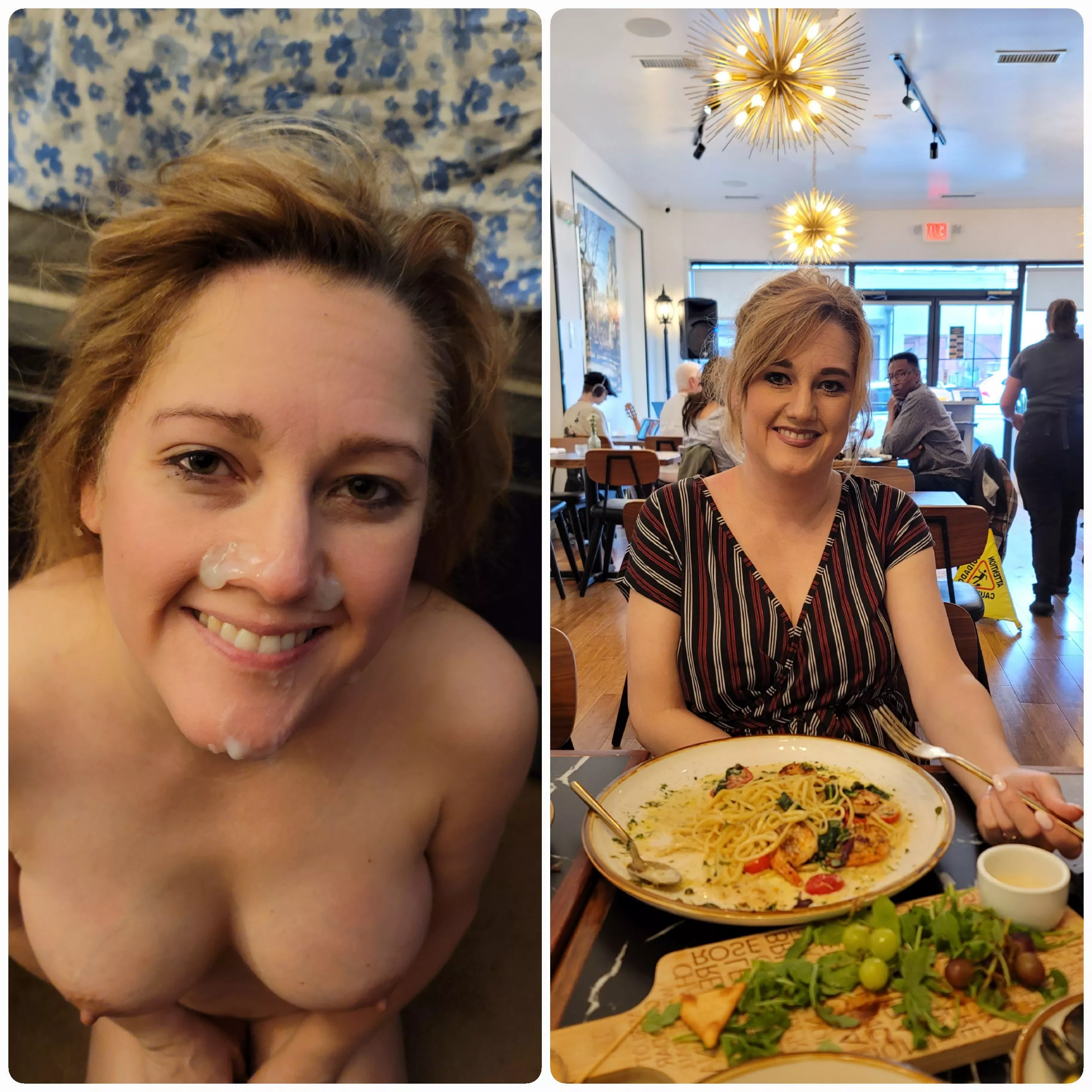 How to properly pay for him buying me dinner...🤤...mmm dessert...😊 posted by lexeriks