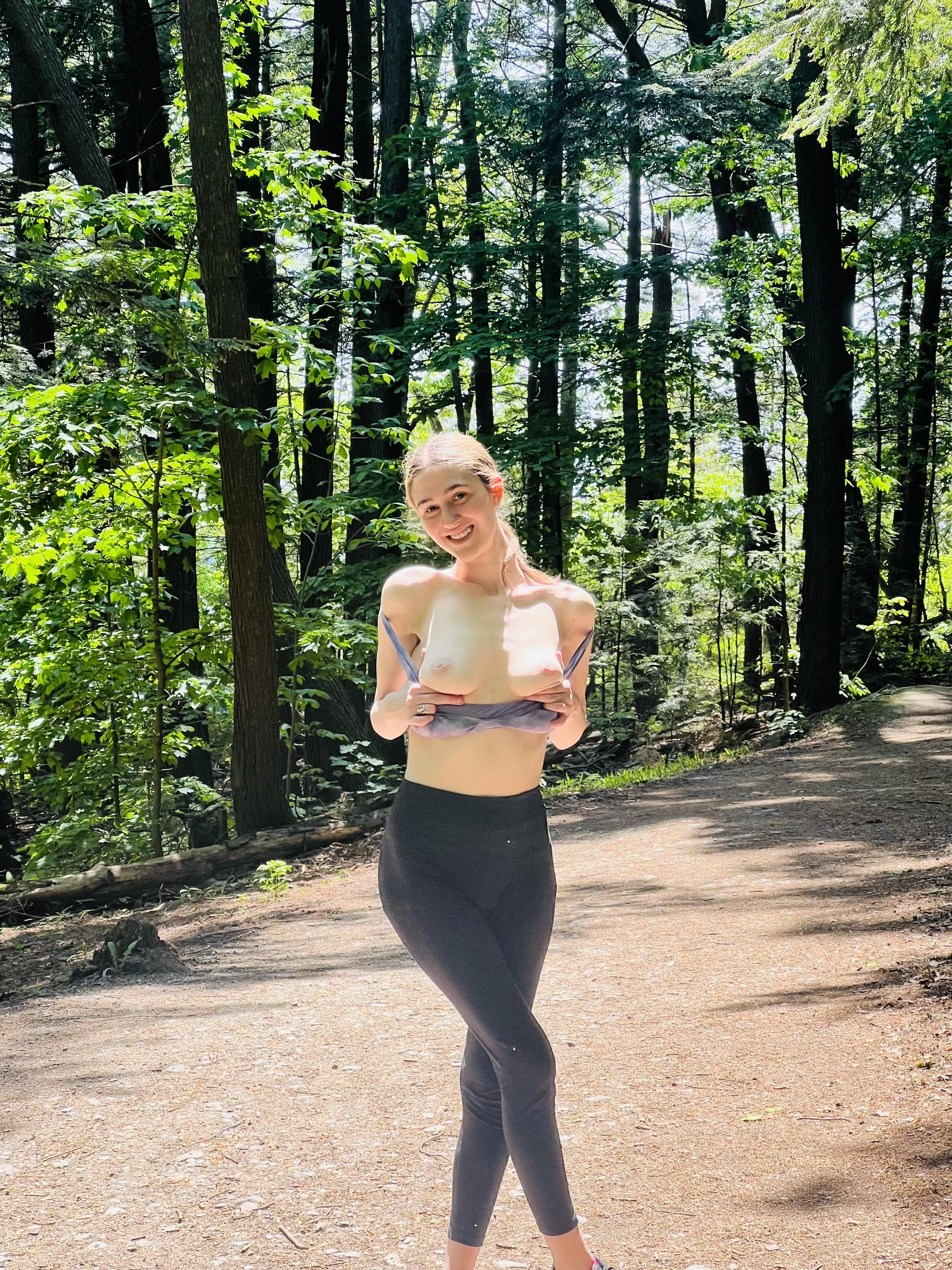 LifeProTip: Hot during your hike? Just take off your clothes. The birds and bees don't even care. posted by jadataykesit